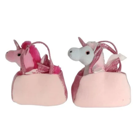 PLIŠANI JEDNOROG SA TORBICOM MIX 2ASS 24CM  11/10006
