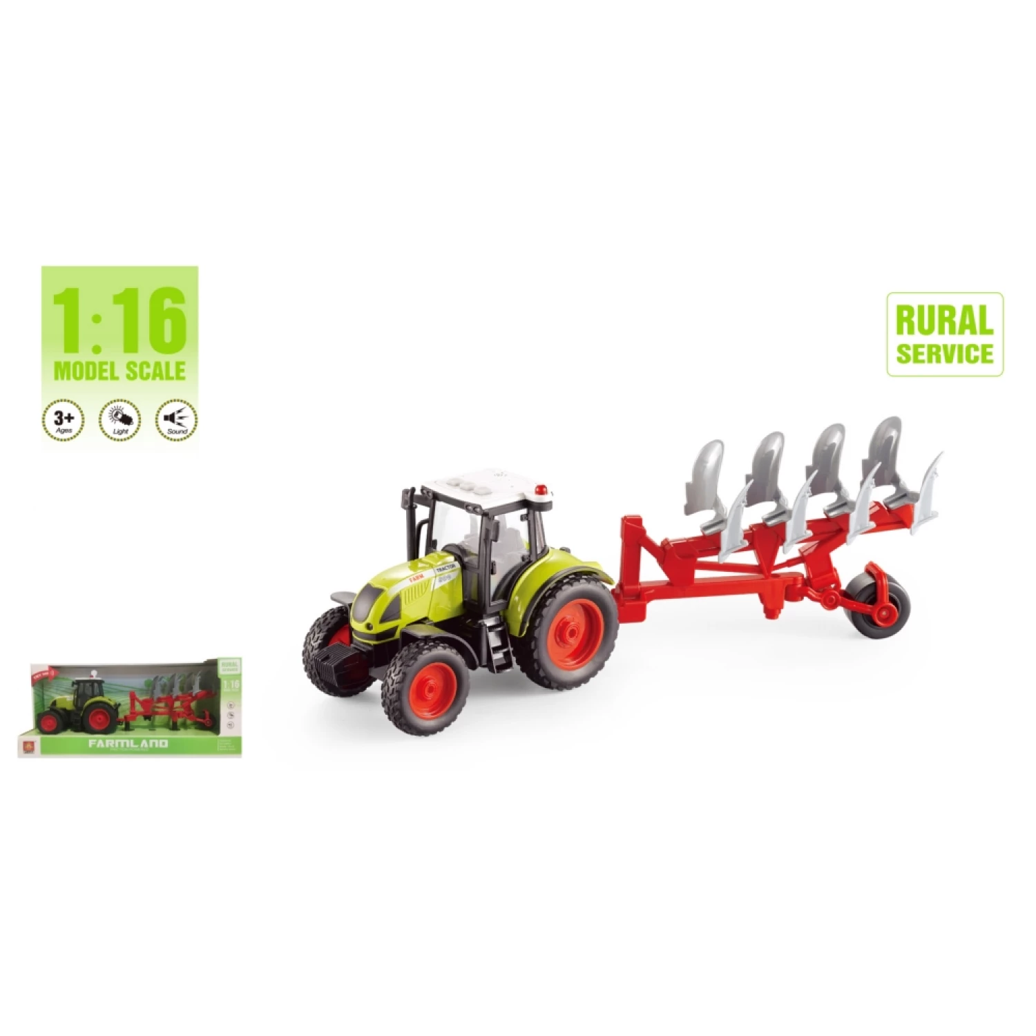 TRAKTOR SA PLUGOM ZV I SVET. WY900C
