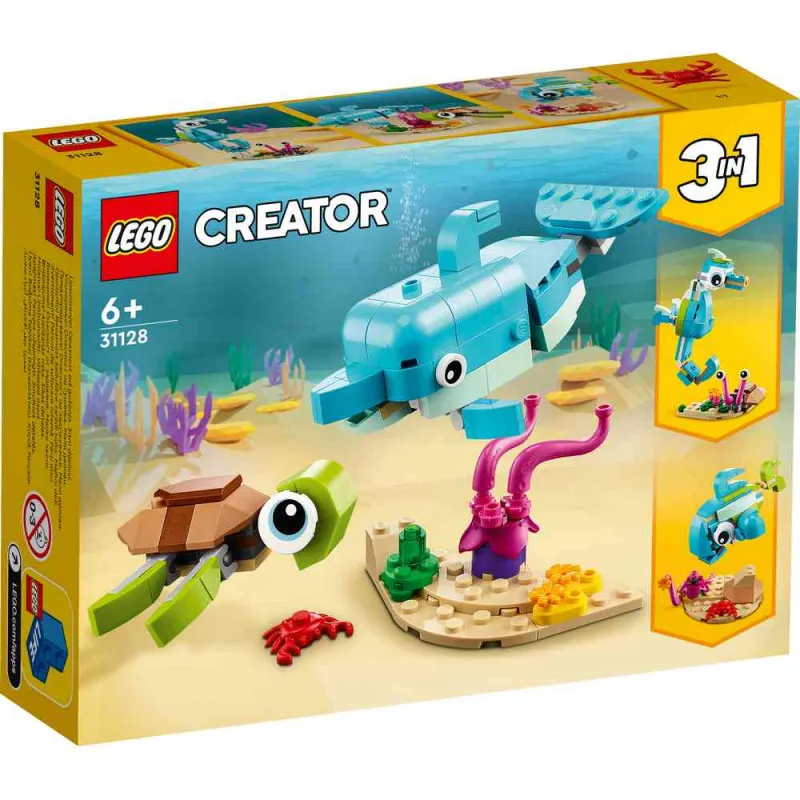 LEGO CREATOR DOLPHIN AND TURTLE 1128