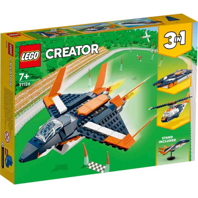 LEGO CREATOR SUPERSONIC JET 1126