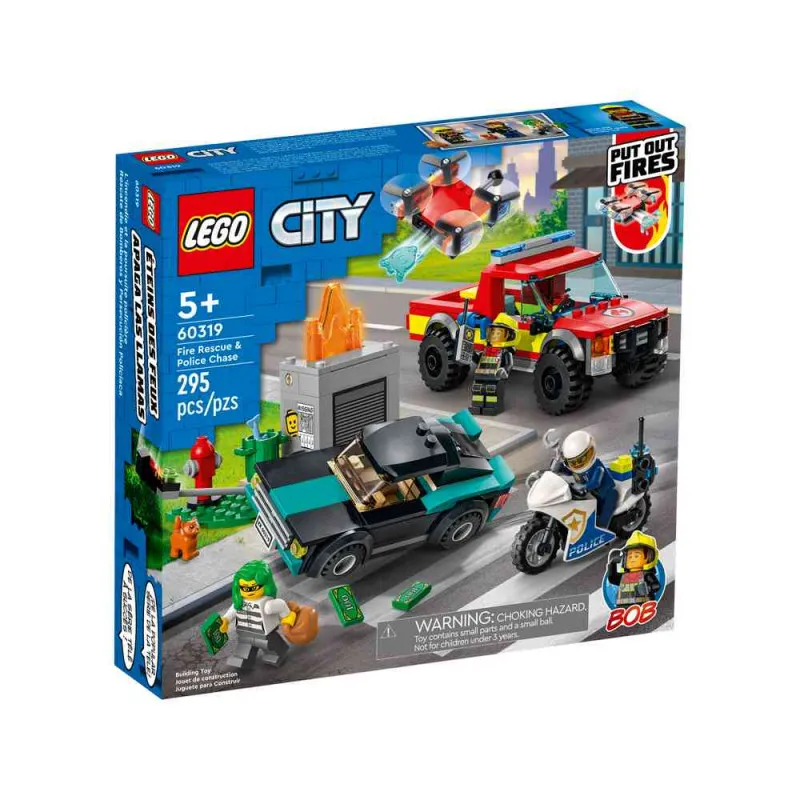 LEGO CITY FIRE RESCUE POL CHASE 60319