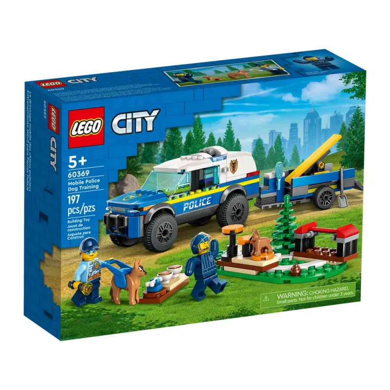 LEGO CITY MOB. POL.DOG TRAIN. LE60369