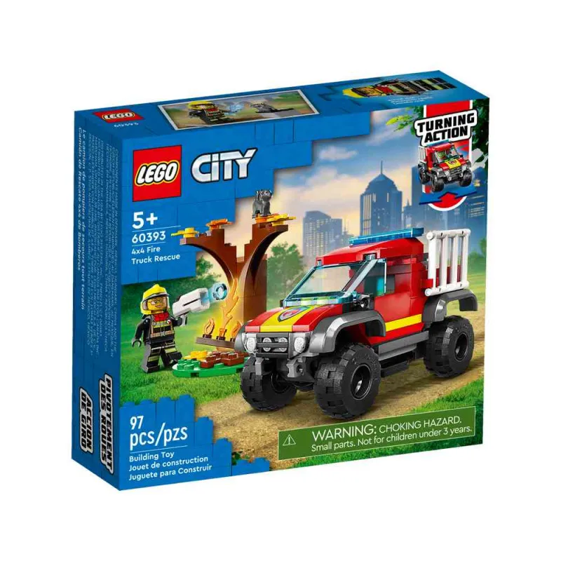 LEGO CITY 4X4 FIRE TRUCK RESCUE LE60393