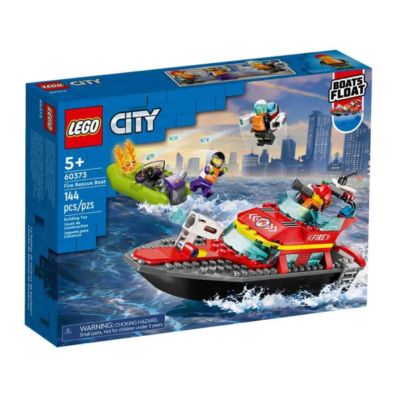 LEGO CITY FIRE RESQUE BOAT LE60373