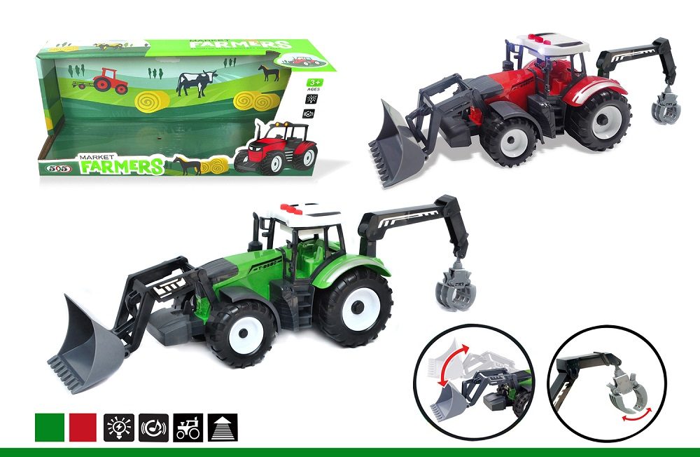 TRAKTOR SA DVE KASIKE MUZIKA I SVETLO 662774