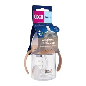 ŠOLJA LOVI PRVA 150ML SA SLAMKOM -  BROWN 4404