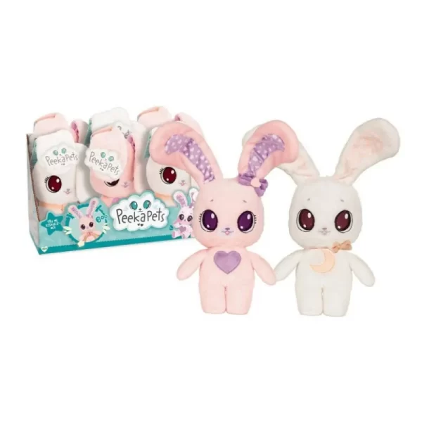 PEEKAPETS BUNNY PLUSH ASST IM88948