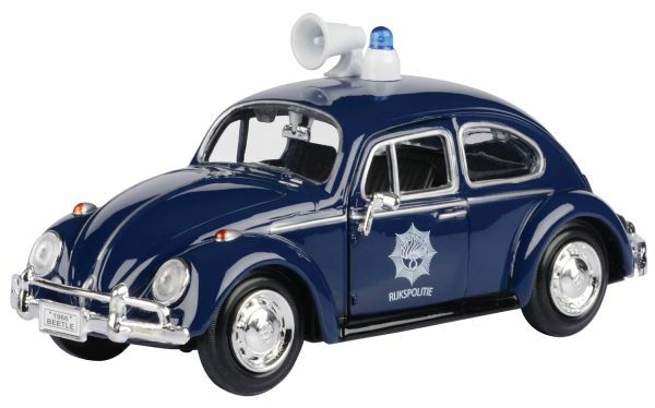 MET.AUTO 1:24 VALKSWAGEN BETTLE-DUTCH POLICE 25/79589