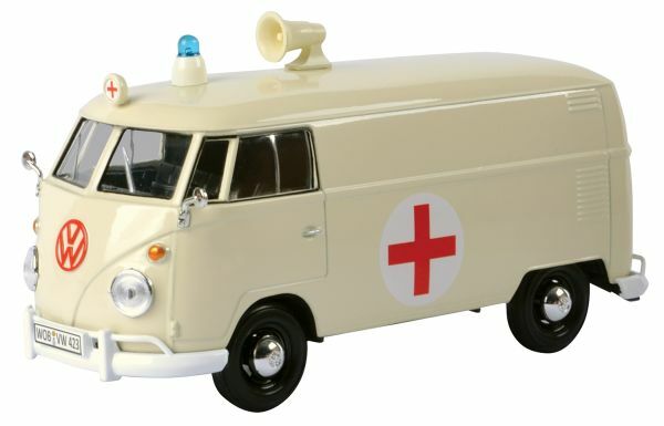 MET.AUTO 1:24  VOLKSWAGEN DELIVERY VAN AMBULANCE 25/79566