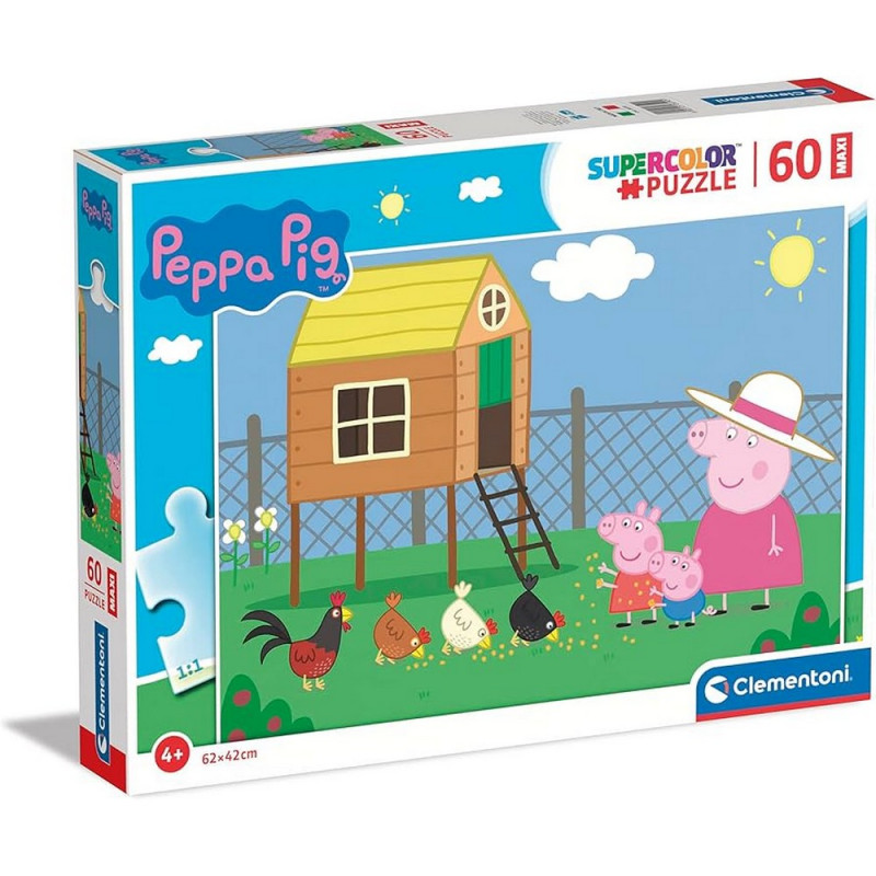 CLEMENTONI PUZZLE 60 MAXI PEPPA PIG 26590