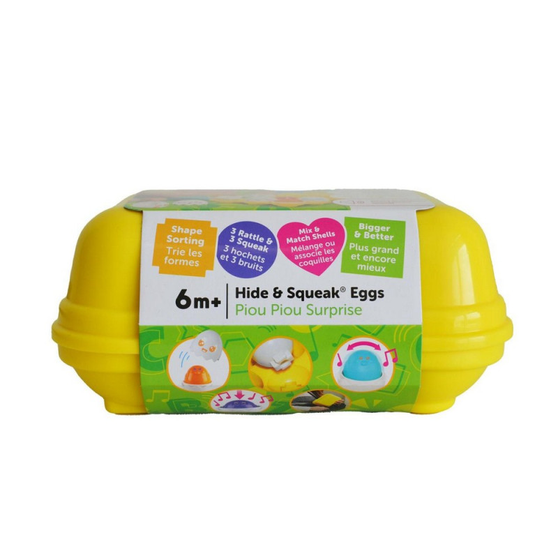 TOMY HIDE AND SQUEK EGGS  735606