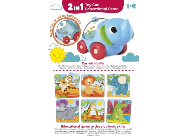 CAROTINA BABY 2U1 AUTO SLON I IGRA PUZZLE 55262 - Image 2