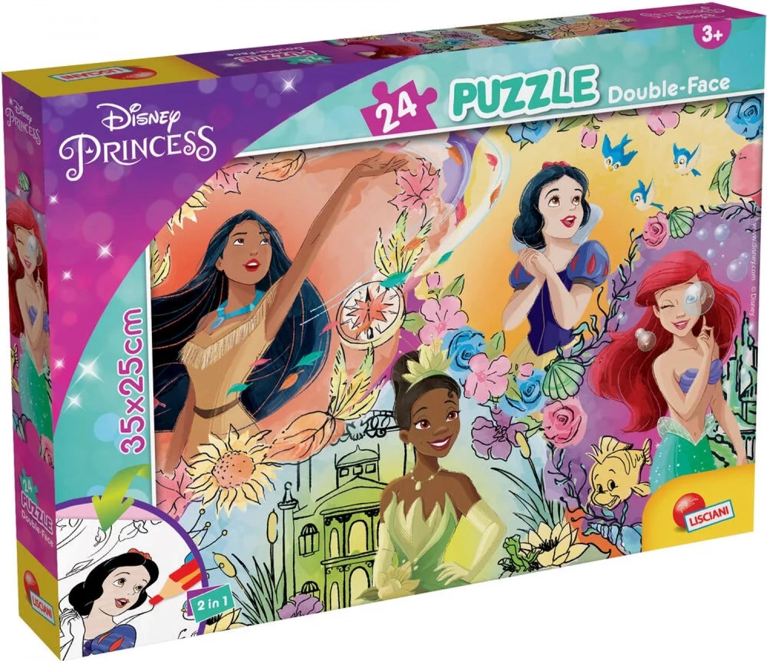 SLOŽI I OBOJ  2U1  24 PCS DISNEY PRINCESSE 55275