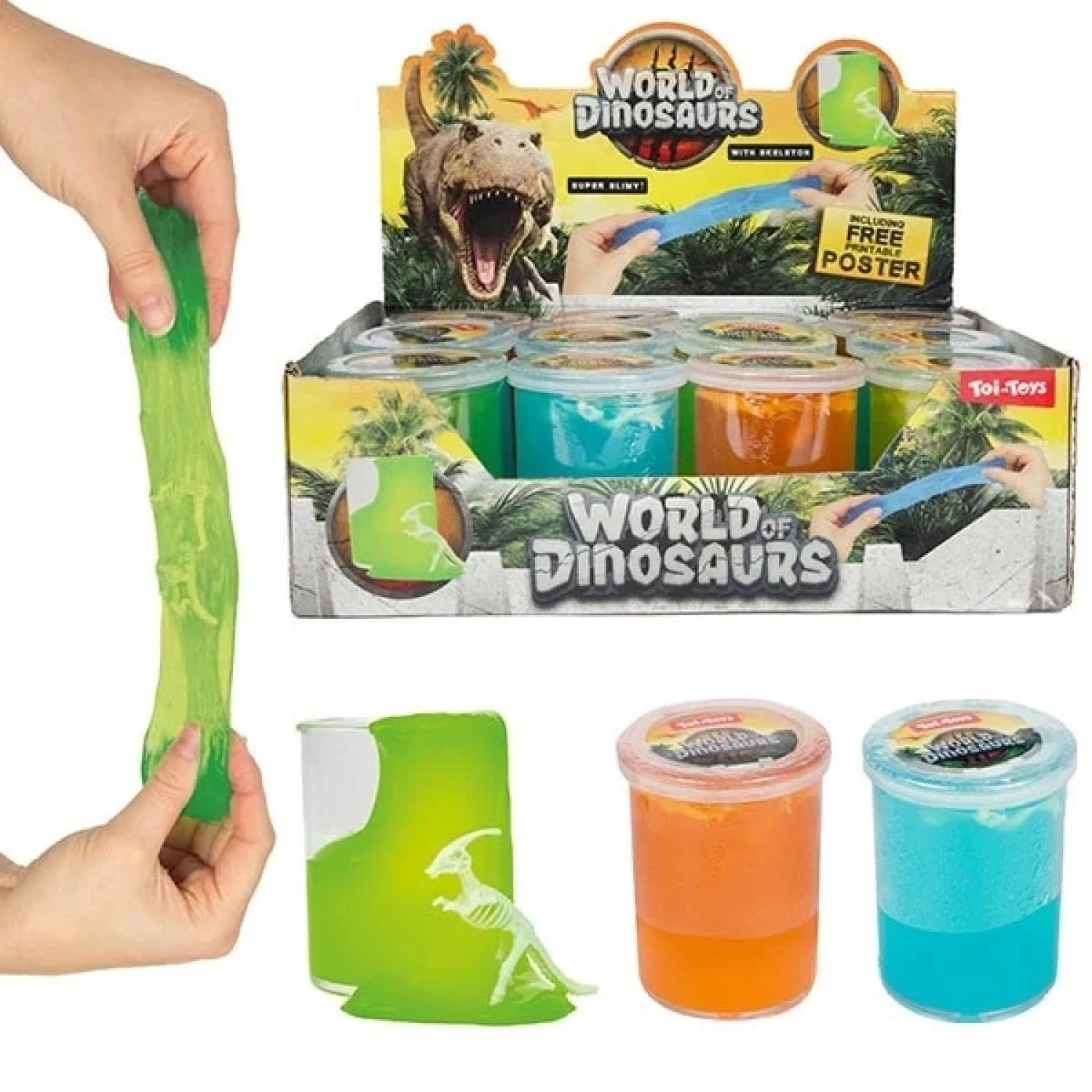 WORLD OF DINOSAURUS  RASTEGLJIVA MASA SKELETON  3ASS 55755