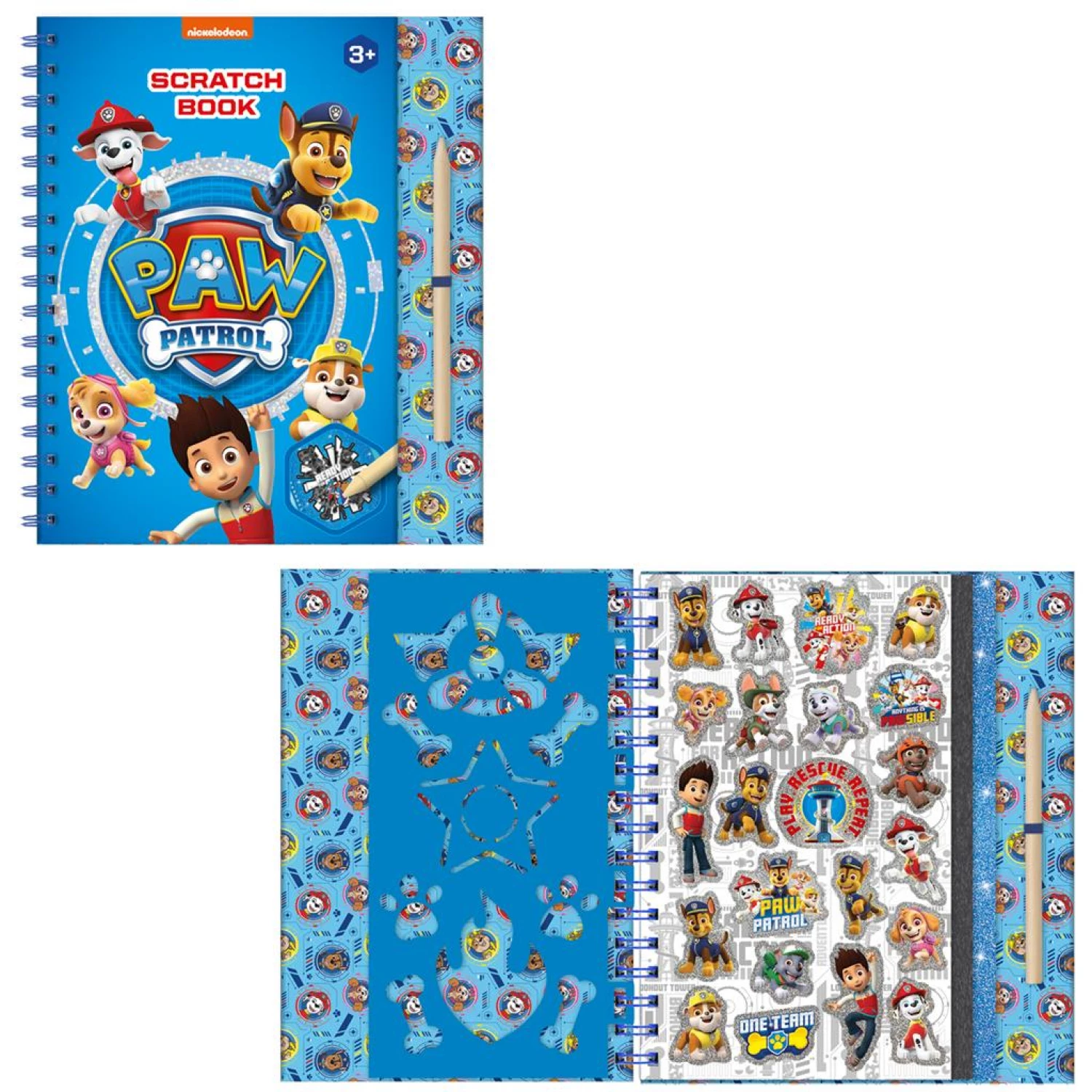 PAW PATROL KNJIGA ZA CRTANJE SA STIKERIMA  54987