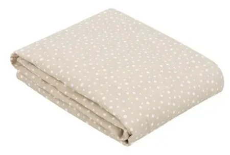 ĆEBENCE OD MUSLINA 100X100 DOTS BEIGE