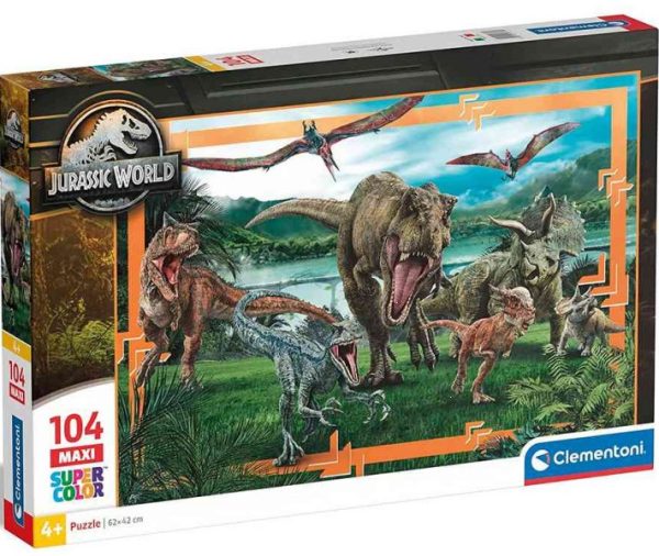 CLEMENTONI PUZZLE 104 JURASTIC WORLD