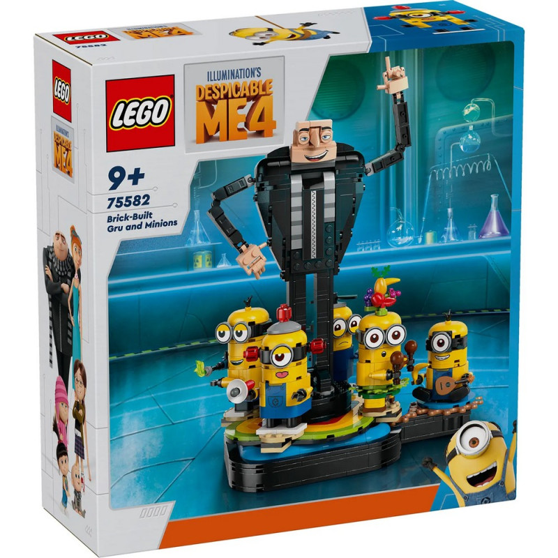 LEGO BRICK BUILT GRU N MINIONS 75582