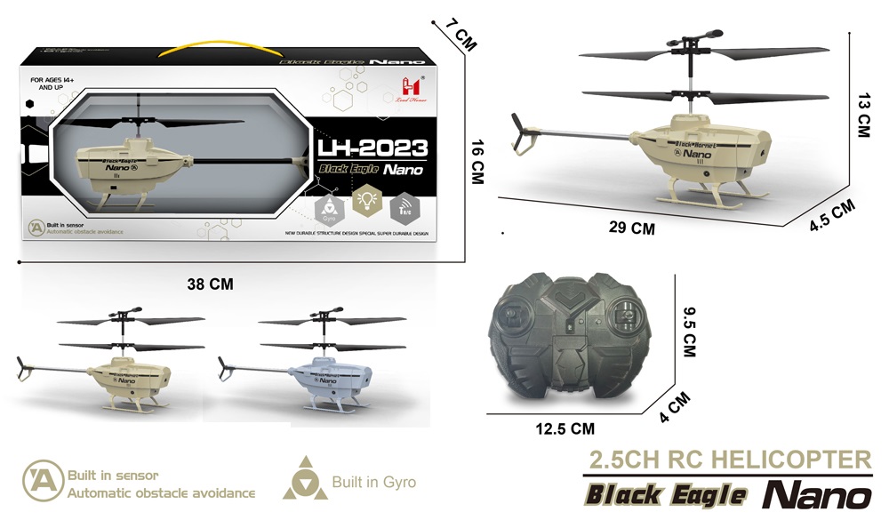HELIKOPTER BLACK EAGLE NANO SENSOR 452659