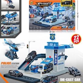 CITY CAR SET,GARAŽA PLAVA 897289
