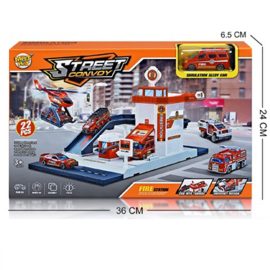 CITY CAR SET,GARAŽA CRVENA 897290