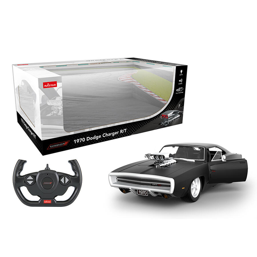 AUTO R/C 1:14 DODGE CHARGER R/T WITH ENGINE