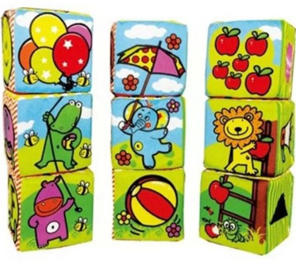 BIBA TOYS PLIŠANE KOCKE 361239