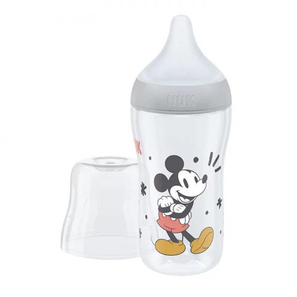 FLAŠICA PLASTIČNA MICKEY SIVA 260ML 742034