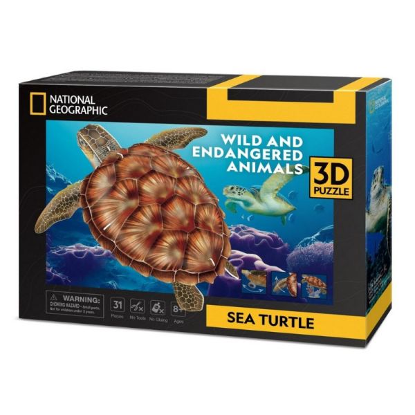 PUZZLE MORSKA KORNJACA CUBICFUN CBF210809