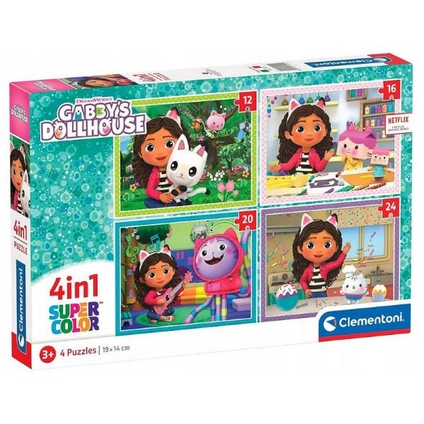 PUZZLE CLEMENTONI 4U1 GABBYS  CL21524