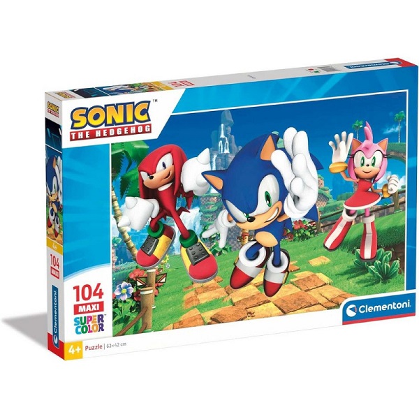 PUZZLE CLEMENTONI MAXI SONIC  CL25764