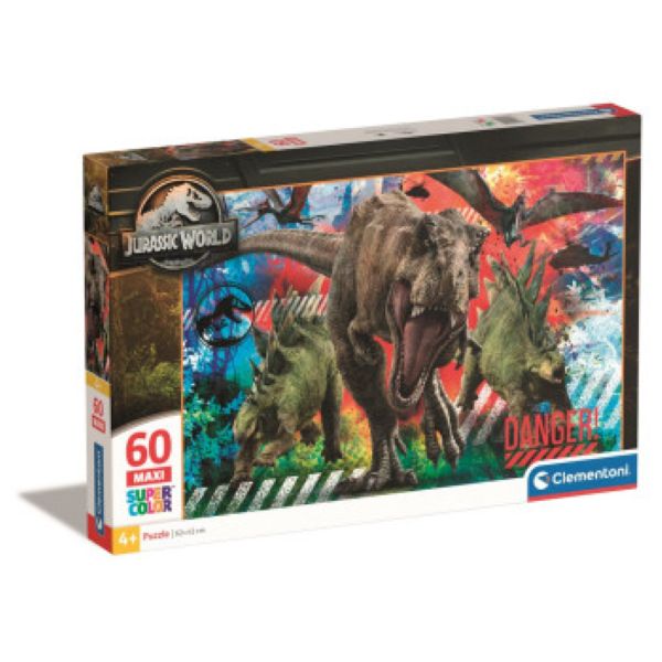 CLEMENTONI PUZZLE 60MAXI JURASSIC 26456