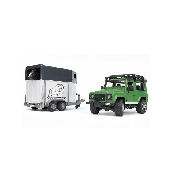 DŽIP LAND ROVER  SA PRIKOLICOM ZA KONJE