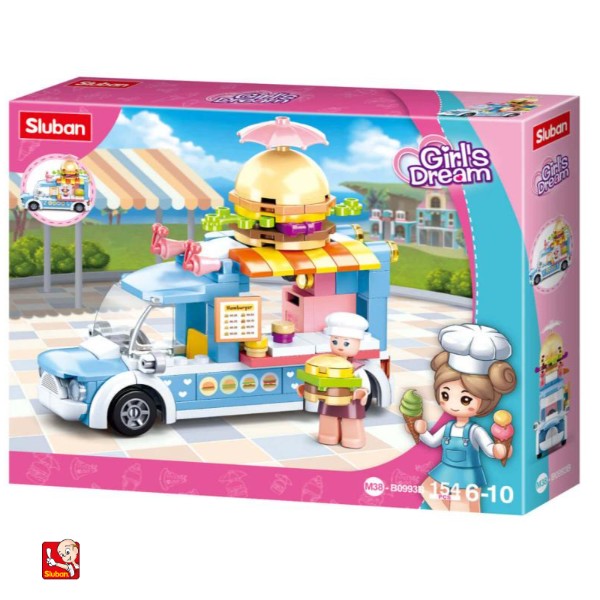 SLUBAN KOCKE VOZILO ZA HRANU 154KOM