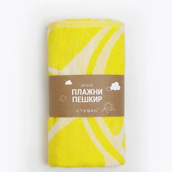 PEŠKIR PLAŽNI 70X140 LIMUN 3504