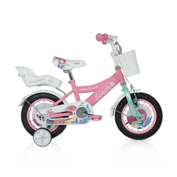 BICIKL 12" OCEAN ROZE-BELO SIRENA SM-12101 - Image 3
