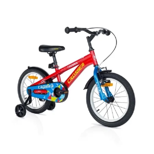 BICIKL 16″HILAND CRVENI-PLAVI-ZUTI SM-16011