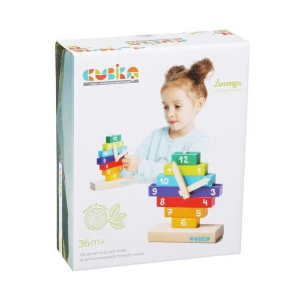 CUBIKA DRVENI SAT 10EL 14354