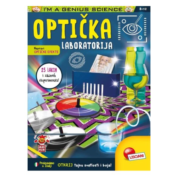 EDUKATIVNI SET OPTICKA  LABORATORIJA  52384
