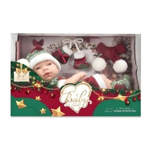 LUTKA BEBA NOVOGODIŠNJA 38CM 084