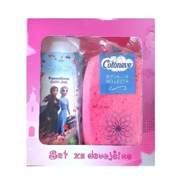 SET FROZEN KUPKA 250ML + SUNDJER