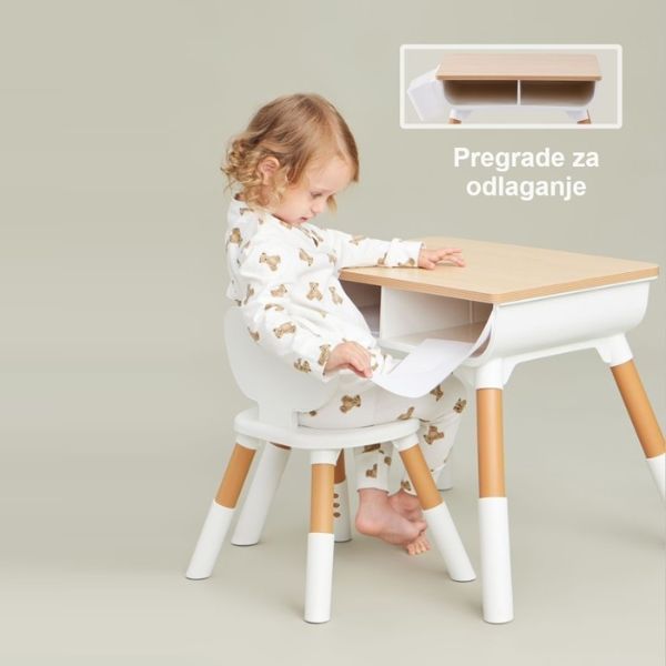 DEČIJI SET STO I STOLICA NATUR BBO 920285 - Слика 4
