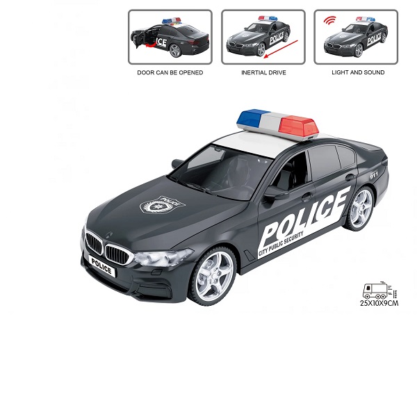 AUTOMOBIL POLICIJSKI CRNI SA SVETLOM I ZVUKOM 57536