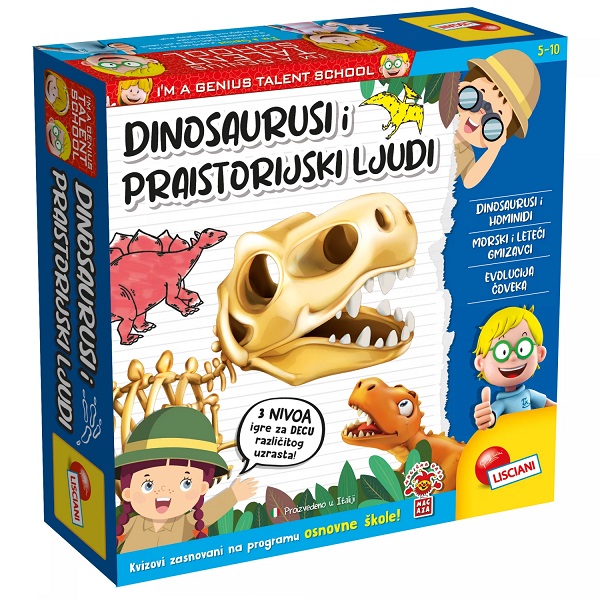 MALI GENIJE SR EDUKATIVNI SET DINO I PRAIS.LJUDI 58565