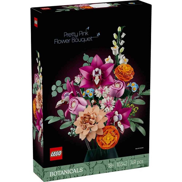 LEGO BOTANICALS PRETTY PINK FLOWER 10342