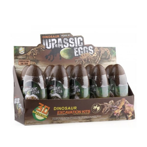 DINOSAURUS JAJE FOSIL JURASSIC DISPLAY  55521
