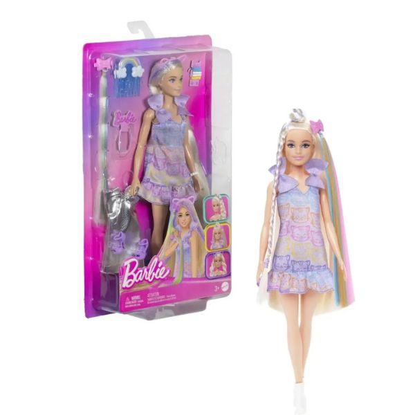 BARBIE LUTKA SA DODACIMA E-LONG HAIR  58365