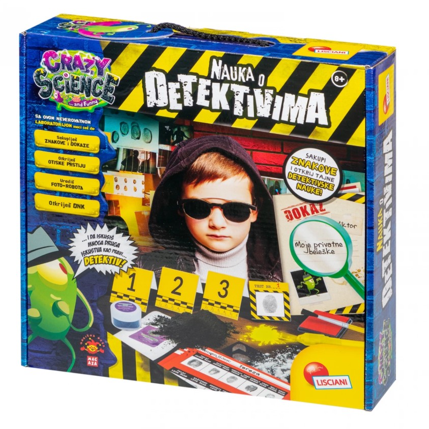 CRAZY SCIENCE ED.SET NAUKA O DETEKTIVIMA  55687