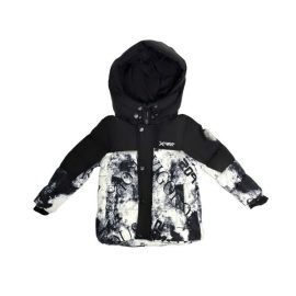 JAKNA ZIMSKA SKI DEZEN SLOVA D.M. VEL.3-4 CRNO BELA 40537