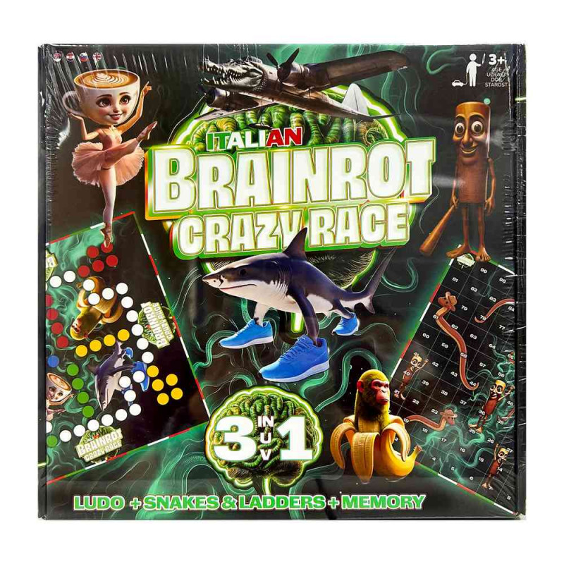 PREZENT PLUS BRAINROT CRAZY RACE PP37220